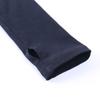 Women's Letter Embroidery Black Tight-fitting Long-sleeved Short Top Harajuku Style Retro Solid Color Top
