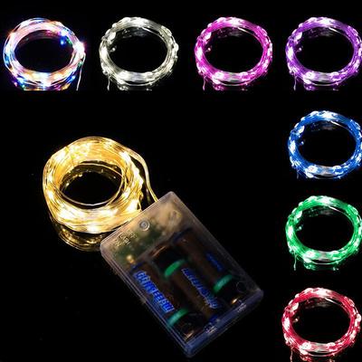 USB-Powered LED Copper Wire Fairy Lights for Cake and Gift Box Decoration