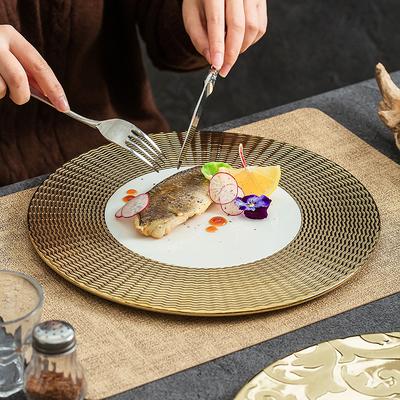 Farfurie de friptură ceramică de înaltă calitate Phnom Penh în stil occidental el Veselă de lux Stil nordic Farfurie de paste Set farfurii pentru restaurante