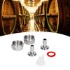 6 piece Chrome-Plated Brass Beer Line Connector G5/8 Thread Beer Brewing Equipment  Home Brewing