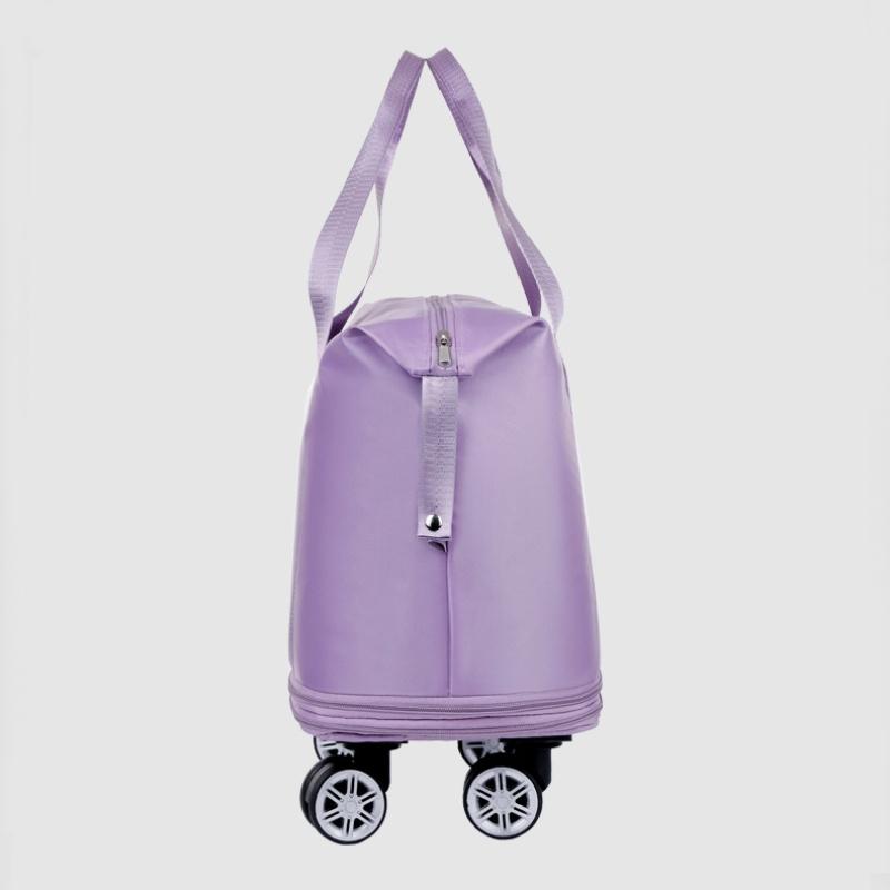 Abnehmbare, tragbare Gepäcktasche mit Universalrädern, Aufbewahrungstasche mit hoher Kapazität zur Trennung von Trocken- und Nassflüssigkeit, erweiterbare Reisetasche für Geschäftsreisen, Sport- und Fitnesstasche
