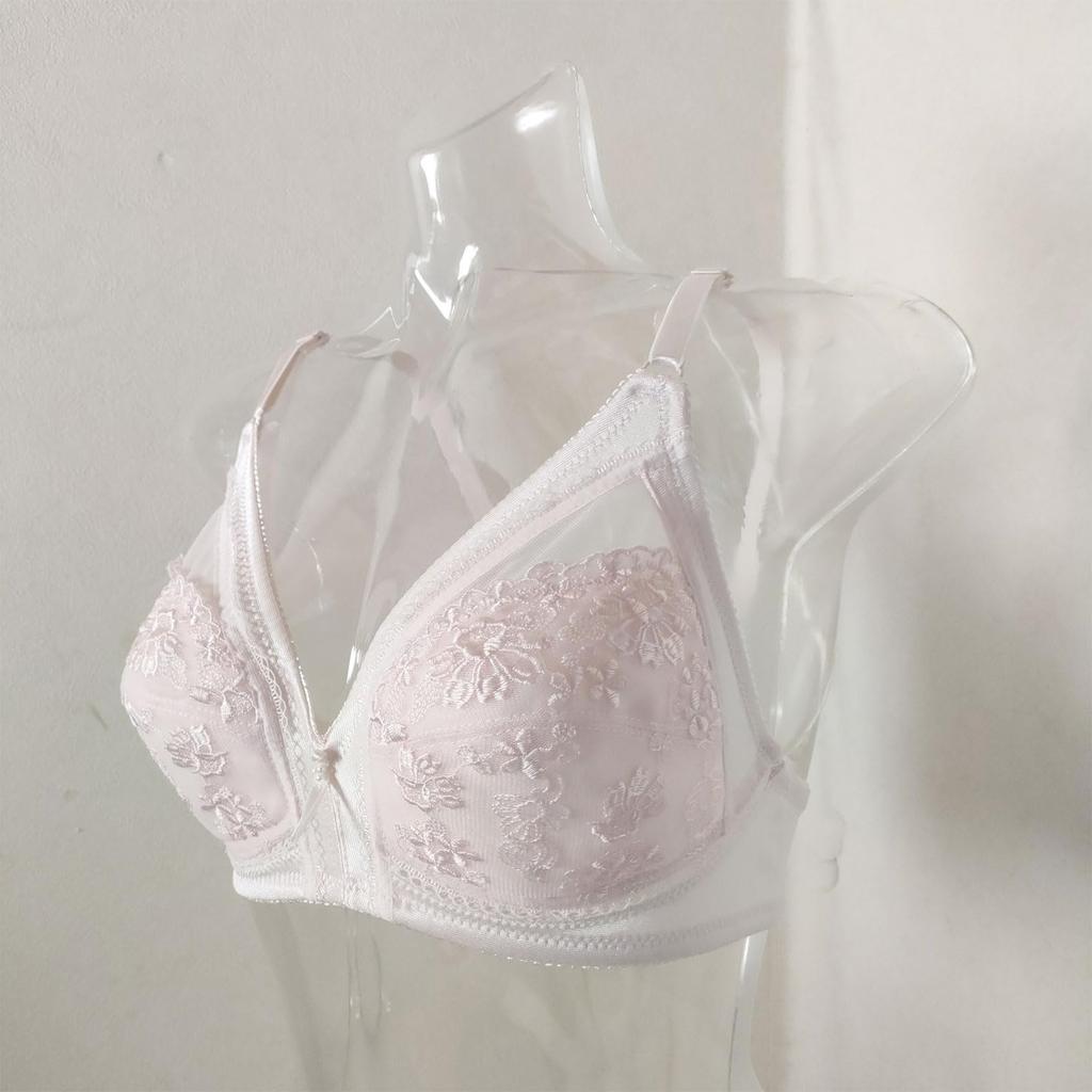 Model Look Breast Cancer Support Wireless Bra with Removable Sizes Pads, Underwired, Mocha, A75, A80, A85, A90, B75, B80, B85, B90, C75, C80, C85,