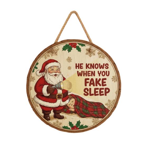 

Christmas Welcome Door Sign Cartoon Santa Claus Door Hanging Sign Xmas Holiday Party Front Door Hanger Decoration Decorative Wall Plaque E