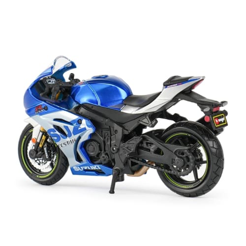 HTLNUZD 1/18 Scale Racing Motorcycle Alloy Model Suzuki GSX-R1000 R Static Diecast Vehicle Collectible Display Gift