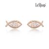[LsSHOP] 14K Mini Poisson Earrings (Gold Plated)_LJ5292BRE