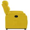 Recliner Chair with Lift Assist Yellow Velvet
