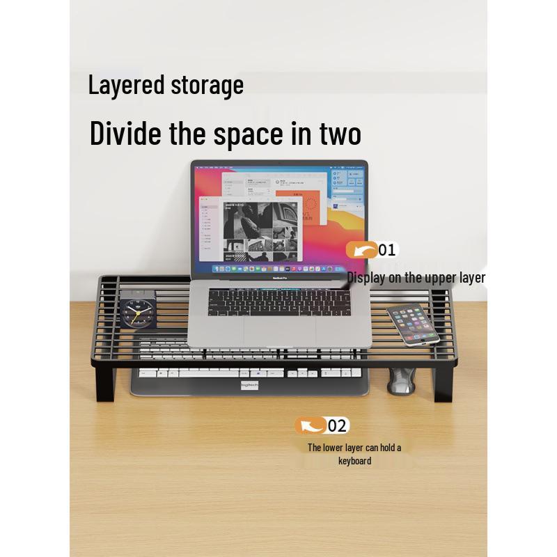 Adjustable Desktop Laptop Cooling Stand and Tray.