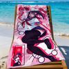 Anime Yandere Simulator Game Towel Soft Pool Gift For Travel Gym Shower Camping Quick Dry Sports Beach Towels