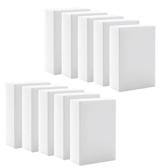 

10 шт. белая волшебная губка-ластик, очиститель для дома, кухни, офиса, автомобиля, инструмент для очистки пыли