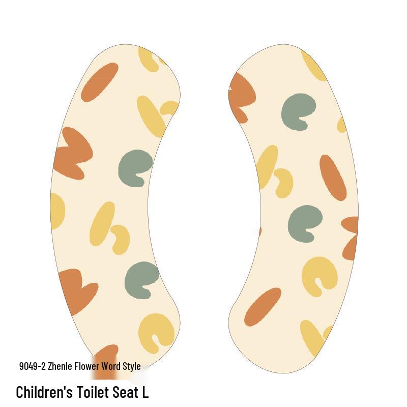 Children's Cartoon Self-Adhesive Washable Toilet Seat Cushion Pad