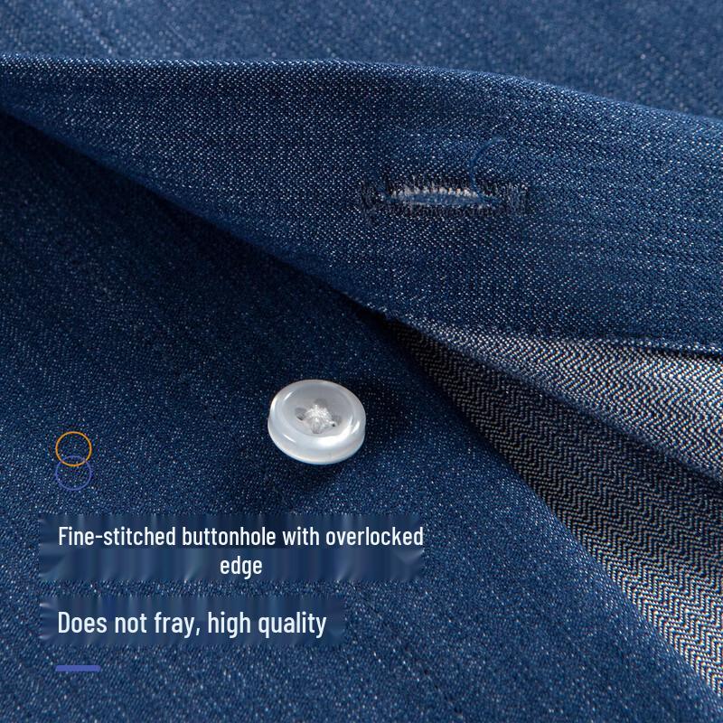 Shanshan Men's Wrinkle-Resistant Long Sleeve Summer Shirt