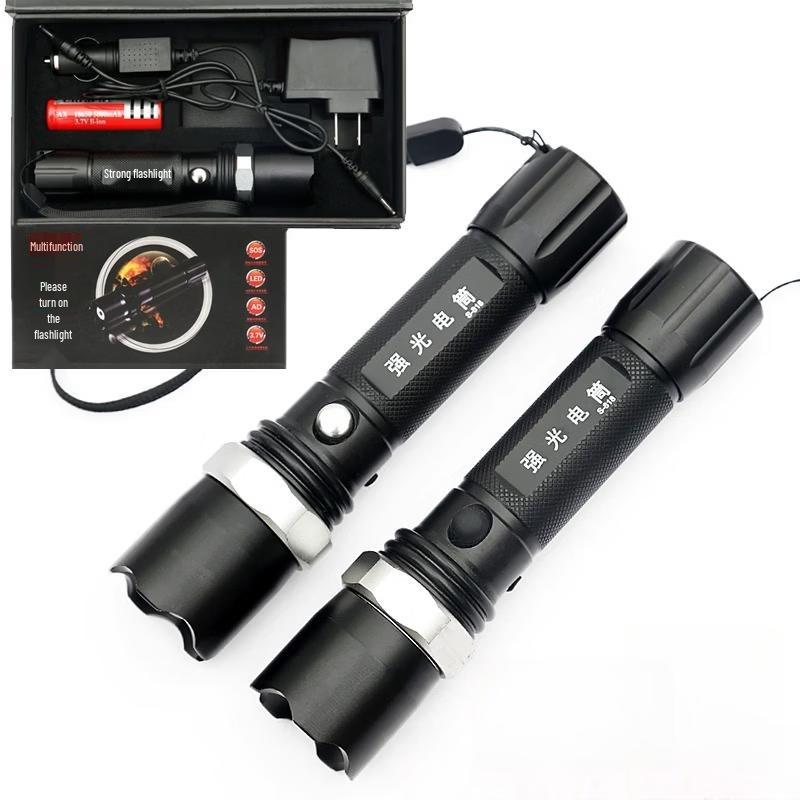 Aluminum Alloy LED Rechargeable Tactical Flashlight