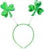 Green Clover Headband St. Patrick' Day Irish Holiday