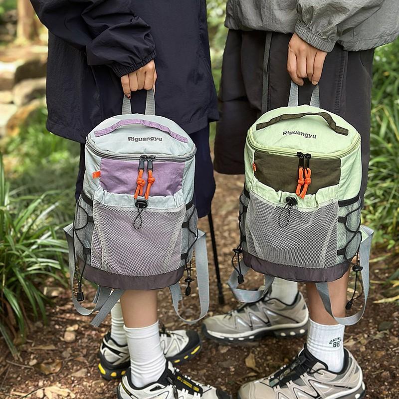 Outdoor Sports Hiking Backpack, Large Capacity Casual Student School Bag, Lightweight Travel Shoulder Backpack for Men Women