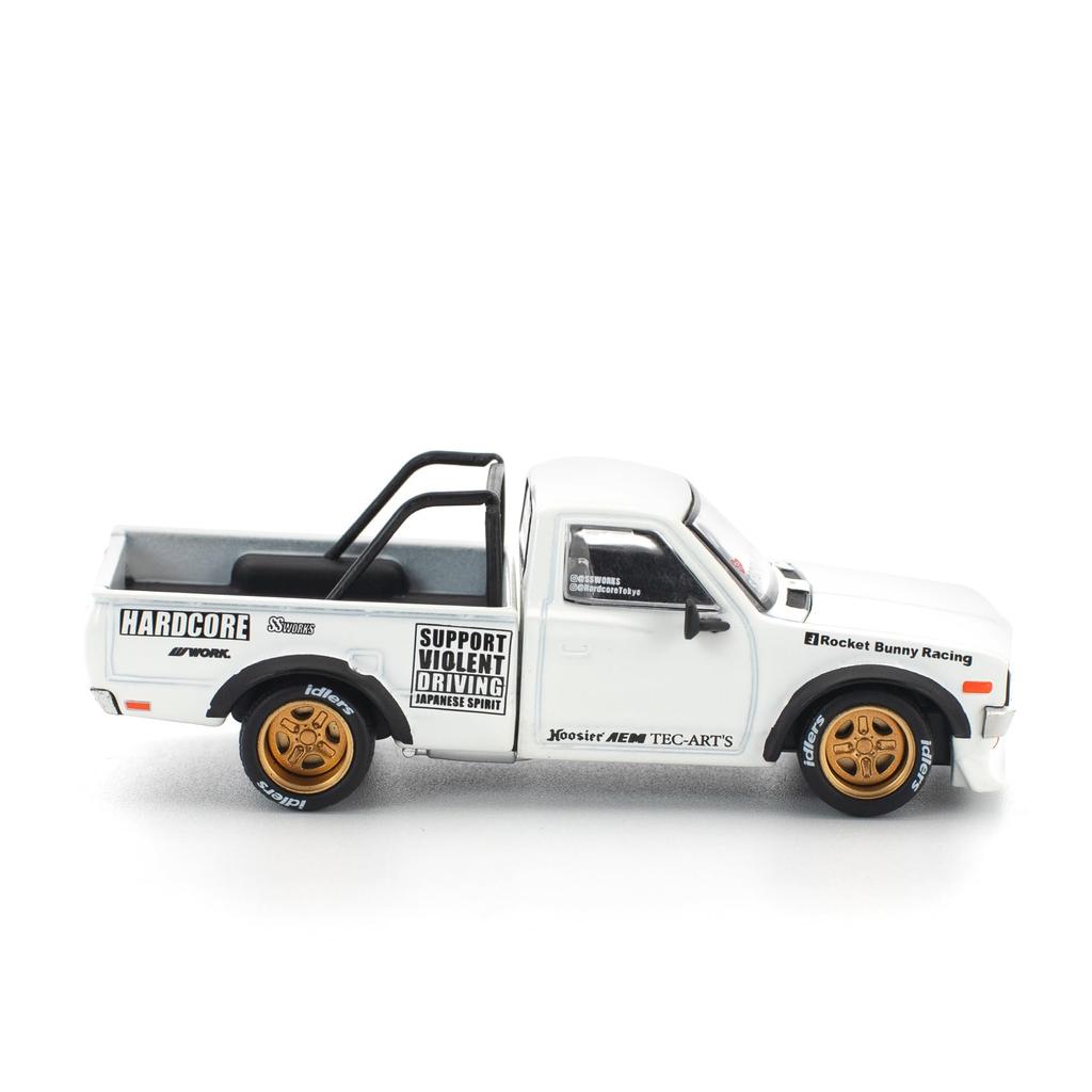 Genesis Company POP RACE Pandem Datsun 620 White PR640350 1/64 (Finished Model)