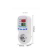 1pc 16A Metering Socket 220V Dual Digital Display Overvoltage/undervoltage Protector For Household Appliances