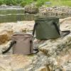 Heavy Type Folding Water Bucket Portables Outdoor Bucket Durability Water Bucket For Family Trip And Fishing