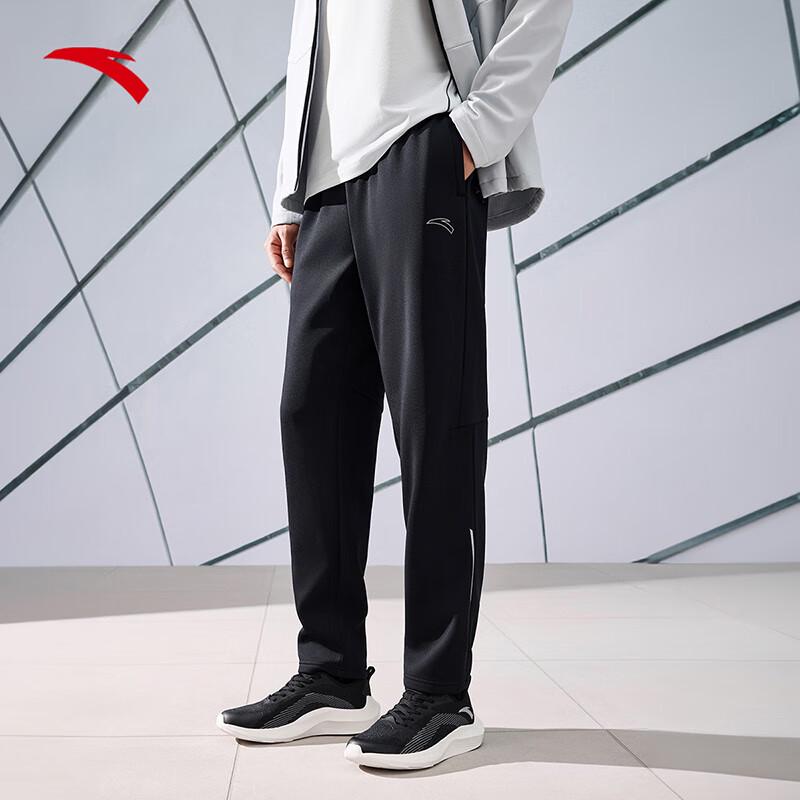 Anta Men s Winter Fleece-Lined Straight-Leg Track Pants 180/XL