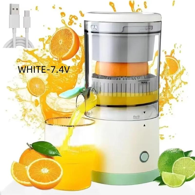 Multifunctional Electric Fruit Squeezer Kitchen Portable Orange Juice Extractor USB Rechargeable Small Household Juicer