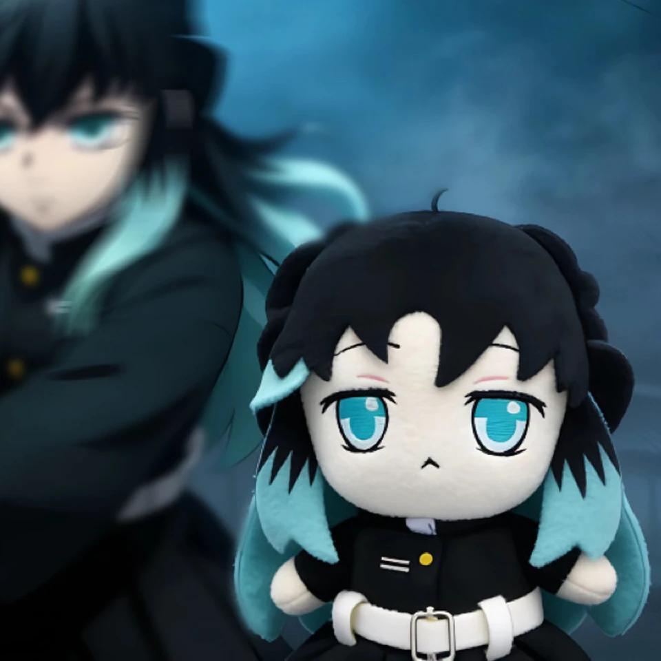 In Stock 26Cm Demons Slayer Tokitou Muichiro Plush Toys Cute Soft Stuffed Home Room Decor Dolls For Birthday Christmas Gift