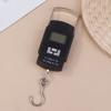 1Pc Black 50Kg Portable Electronic Portable Luggage Scale Lcd Digital Display Screen Express Delivery Scale Hook Mini Scale