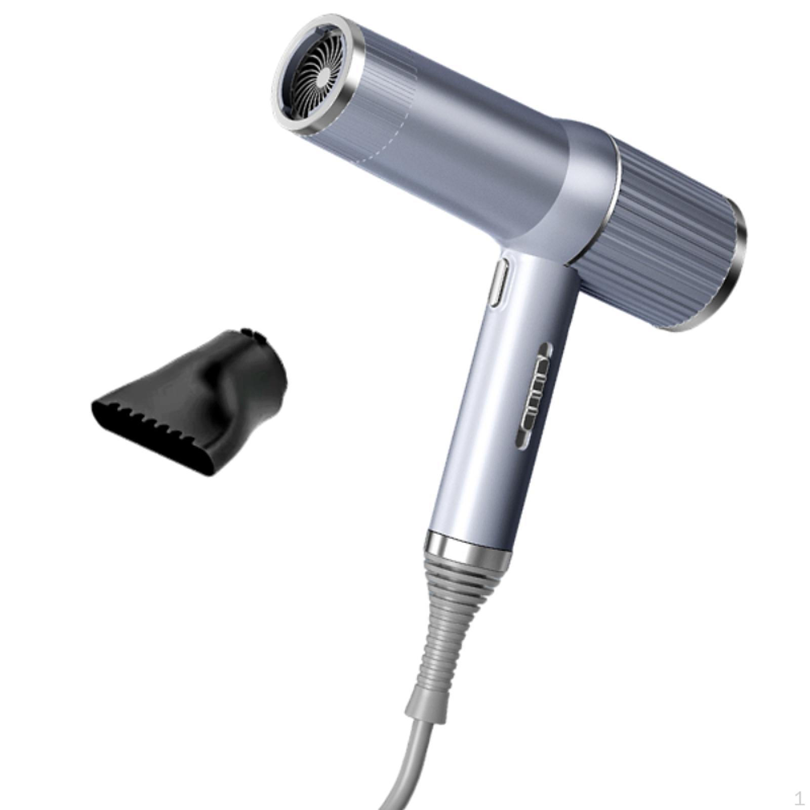 

Фен для укладки волос Инструмент для вьющихся волос с высокой скоростью выдувания, тонкие густые натуральные gray 1 Nozzle