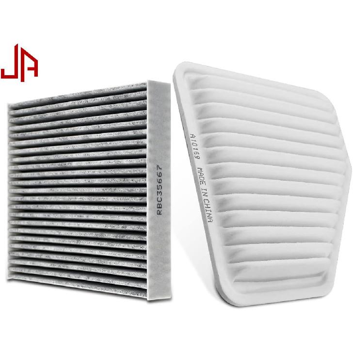 CA10169 CF10285 Combo Engine Cabin Air Filter Replacement For Toyota Camry Rav4 Corolla Matrix,Scion TC XB Pontiac Vibe 2.4L Engine Cabin Air Filter