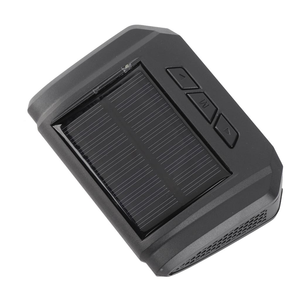 Wireless Tire Pressure Monitor HD LCD Display Real Time Alert Solar Powered USB Charging Tire Pressure Monitoring System