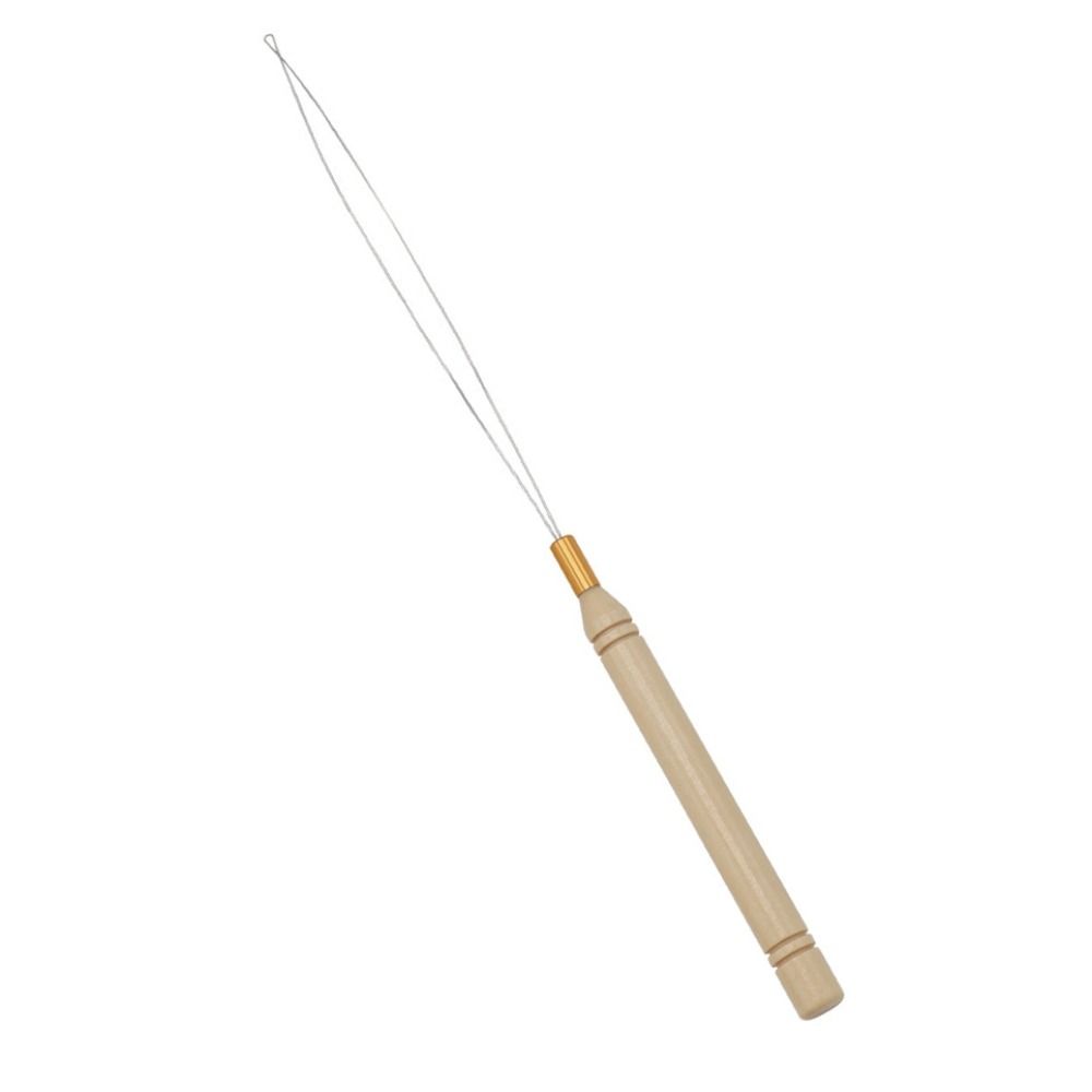 5pcs/set Professional Threader Pulling Needle Metal Hair Extensions Loop  for Making Wigs