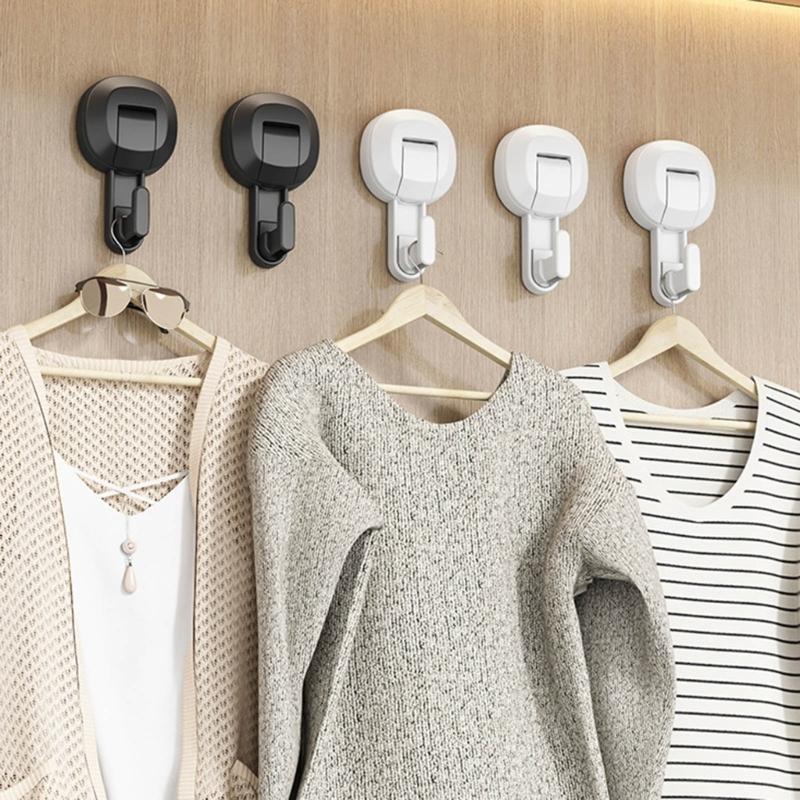 Waterproof Strong Adhesion Hooks Practical Suction Cup Hooks for Kitchen and Bathroom Easy To Install and Remove Hangers