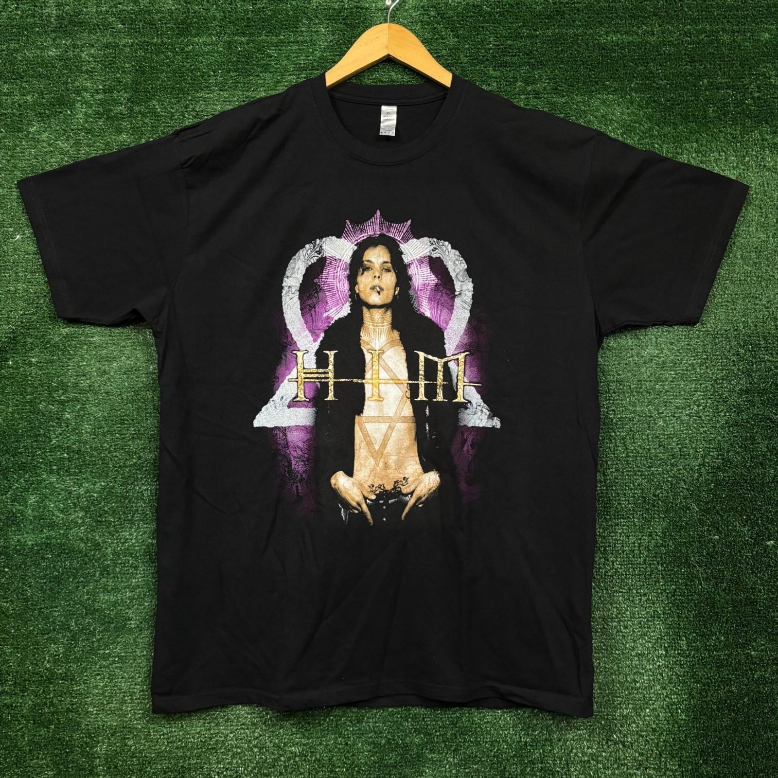 Him Infernal Majesty Ville Valo Portrait T- Size Extra Large Unisex T-Shirt M