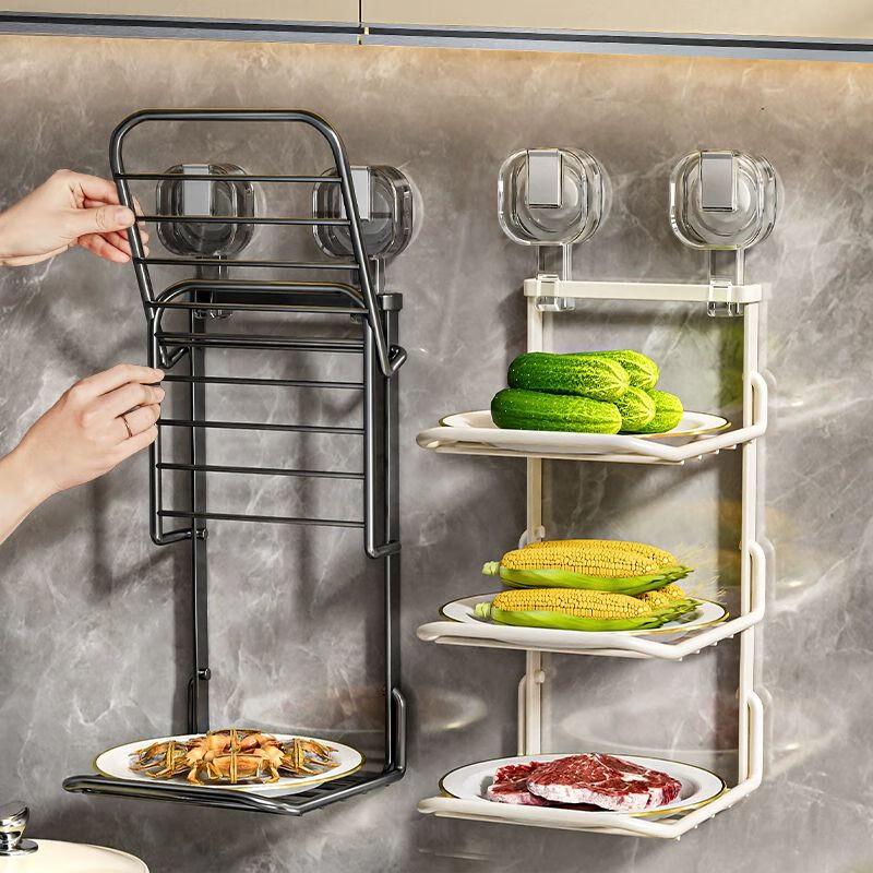 

Foldable Wall-Mounted Kitchen Prep Rack