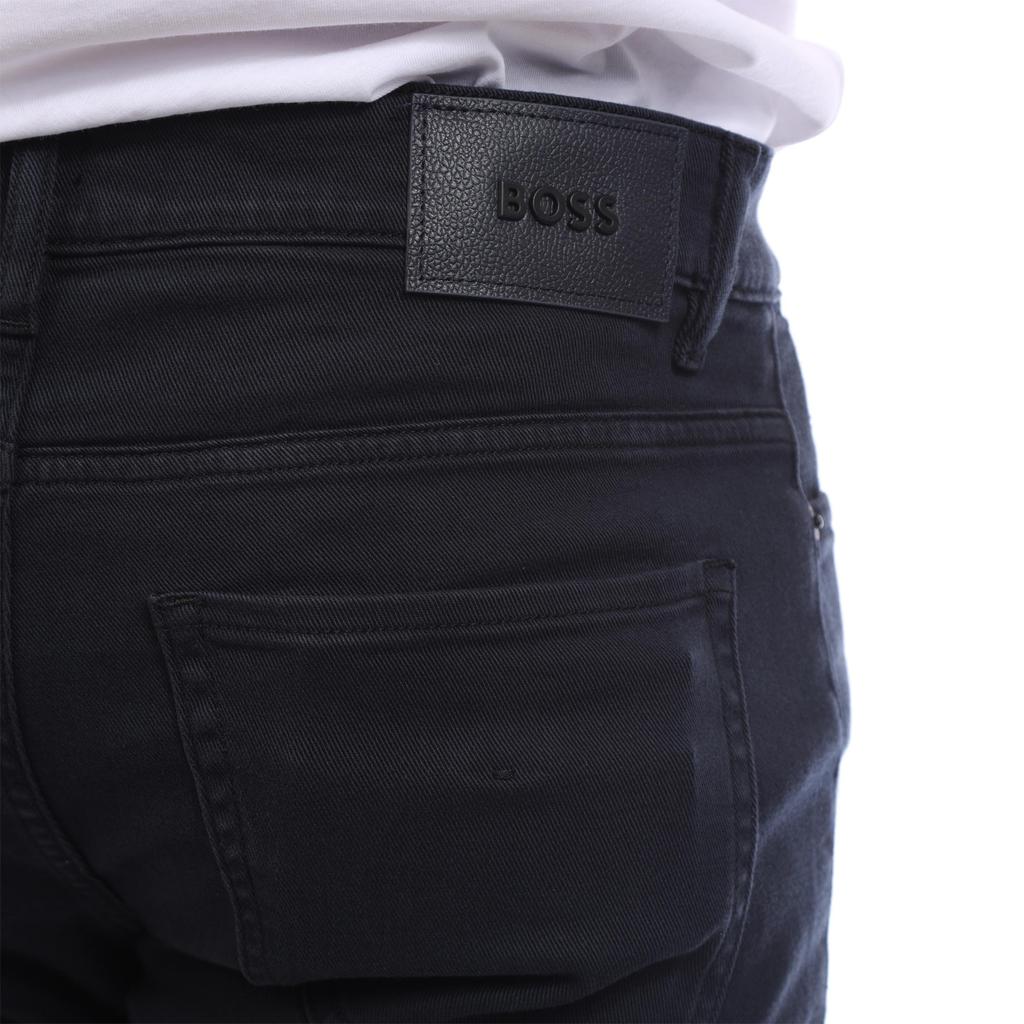 Boss Mens Delaware 3 in 1 Leather Patch Slim Jeans