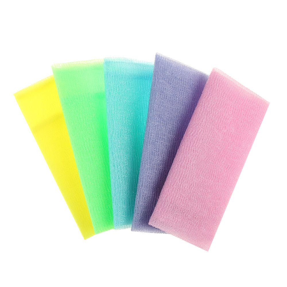 Fashion Exfoliating Nylon Body Cleaning Scrubbing Bath Shower Cloth Washing Towel