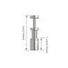 Graphics Card GPU Holder Vertical Rotating Stand Bracket Aluminum GPU Video Card Holder Support for Firm and Reliable Stand