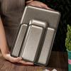 Steak Plate Stainless Steel BBQ Used Square Tray Steak Plate Restaurant Dessert Plate Roast Plate