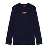 Fenchurch Mens Oval Logo Regular Long-Sleeved T-Shirt