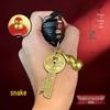 2026 Zodiac Treasure Key Pendant: Golden Qiankun Pathway with Wealth-Enhancing Five-Path Design