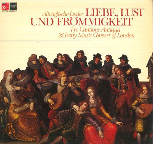 

LP Record BRUNO TURNER, PRO CANTIONE ANTIQUA - Liebe, Lust Und Frommigkeit / Engli 25222861PROMO BASF HARMONIA M 1975 Germany Classical Used