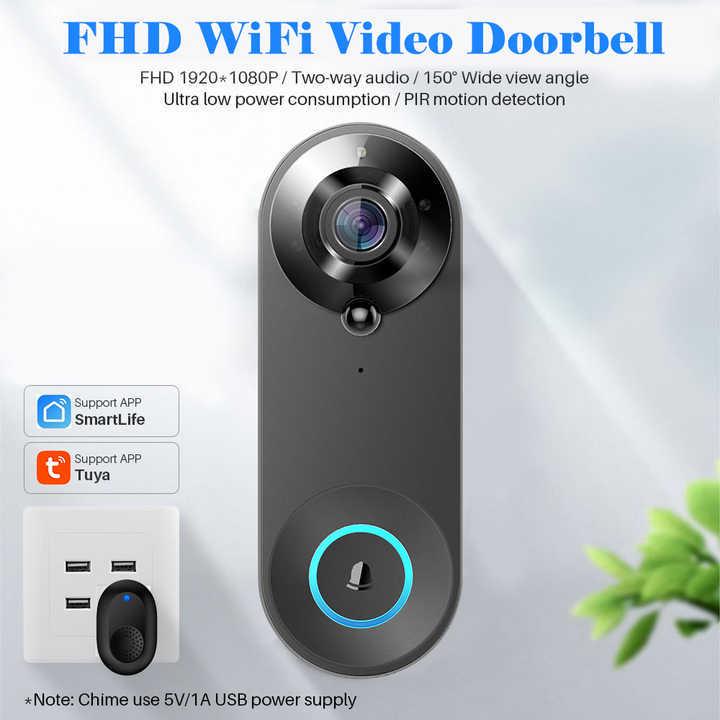 Graffiti Smart Visual WiFi Doorbell W3 with Low Power, Wireless Intercom & Mobile Remote Monitoring
