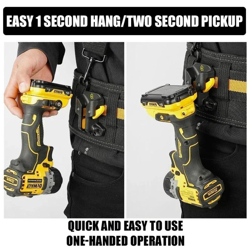 Portable Power Tools Quick Hanging Hooks Electric Drill Power Tool Quick Release Drill Portable Storage Self-Locking M3/M4/6-32
