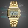 2023 Ultra-Thin Gold and Silver Harajuku Style LED Multi-Function Electronic Watch