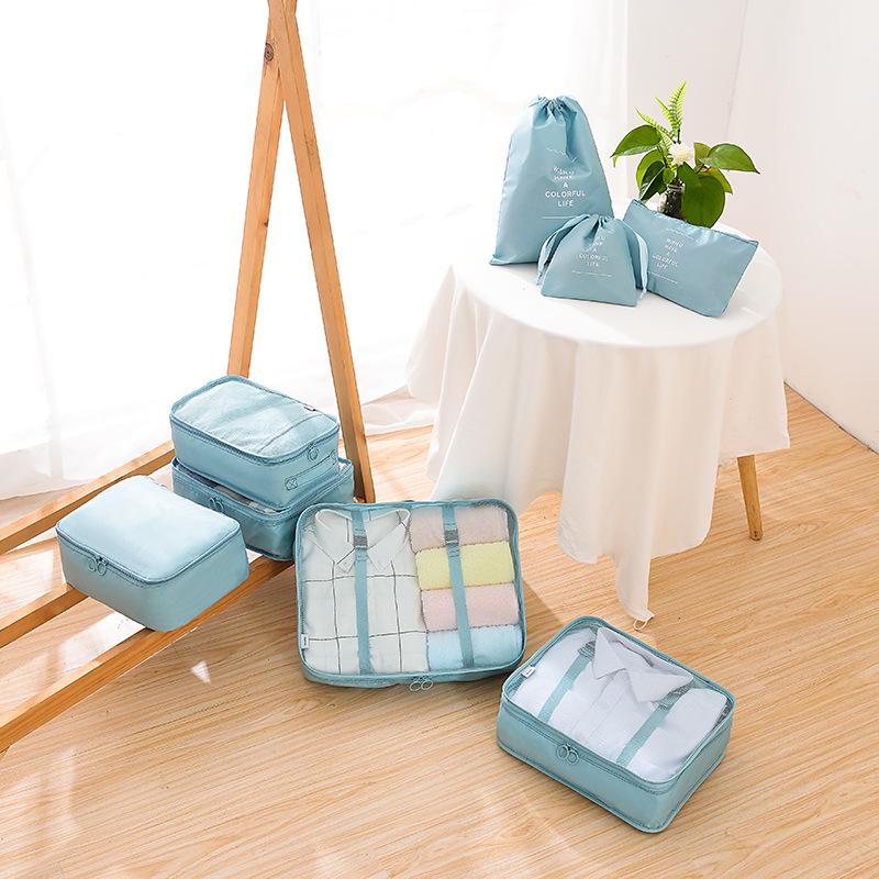 Travel Storage Set: Cross-Border Drawstring Bags for Luggage, Shoes, Underwear, and Clothes Organizer