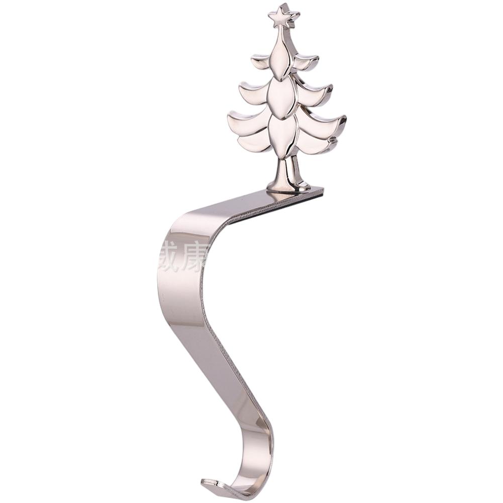 Metal B Type Vintage Christmas Hooks for Stockings Hanging Decor Strong Iron Material with High Weight Capacity