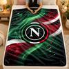 Koc Flanelowy Napoli FC Ciepły Miękki Koc Rzutowy do Użytku Wewnętrznego Sofa Łóżko Salon