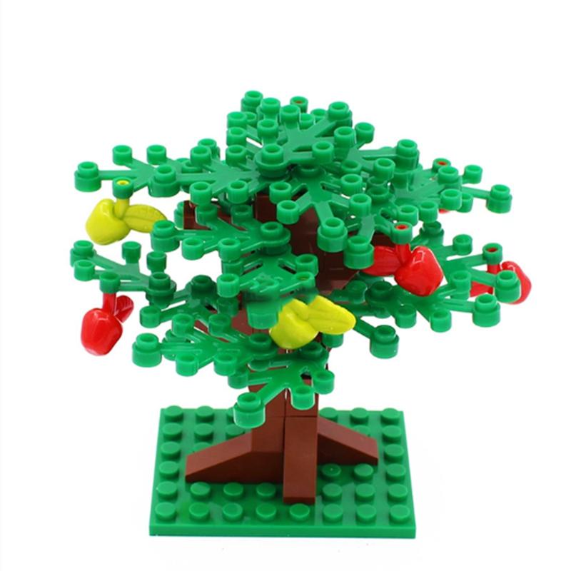 City Trees Building Blocks MOC Coconut Tree Blocks Jungle Garden DIY Toys for Children Gifts Compatible Classic Bricks Kids Toys