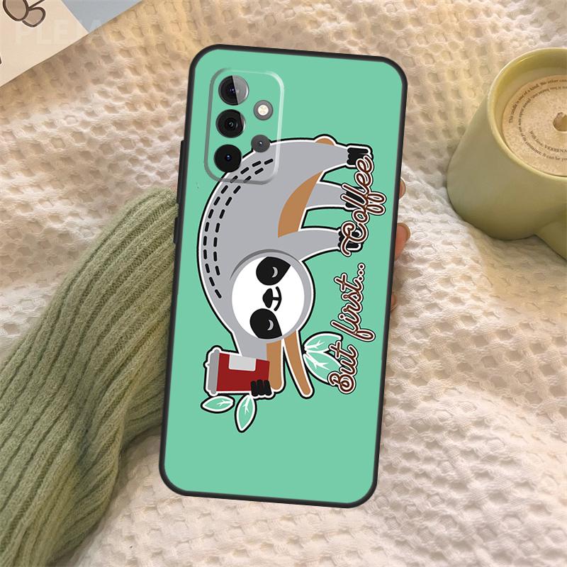 Sloth For Samsung Galaxy A52 A52S A32 A12 A22 A72 A21S A50 A70 A71 A51 A33 A73 A53 Cover Case