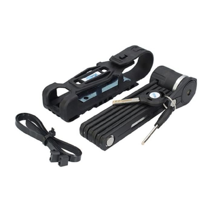 Câble avec cadenas - Ferrestock - 69 cm - Résistant - Pliable - Inclus: 2 clés