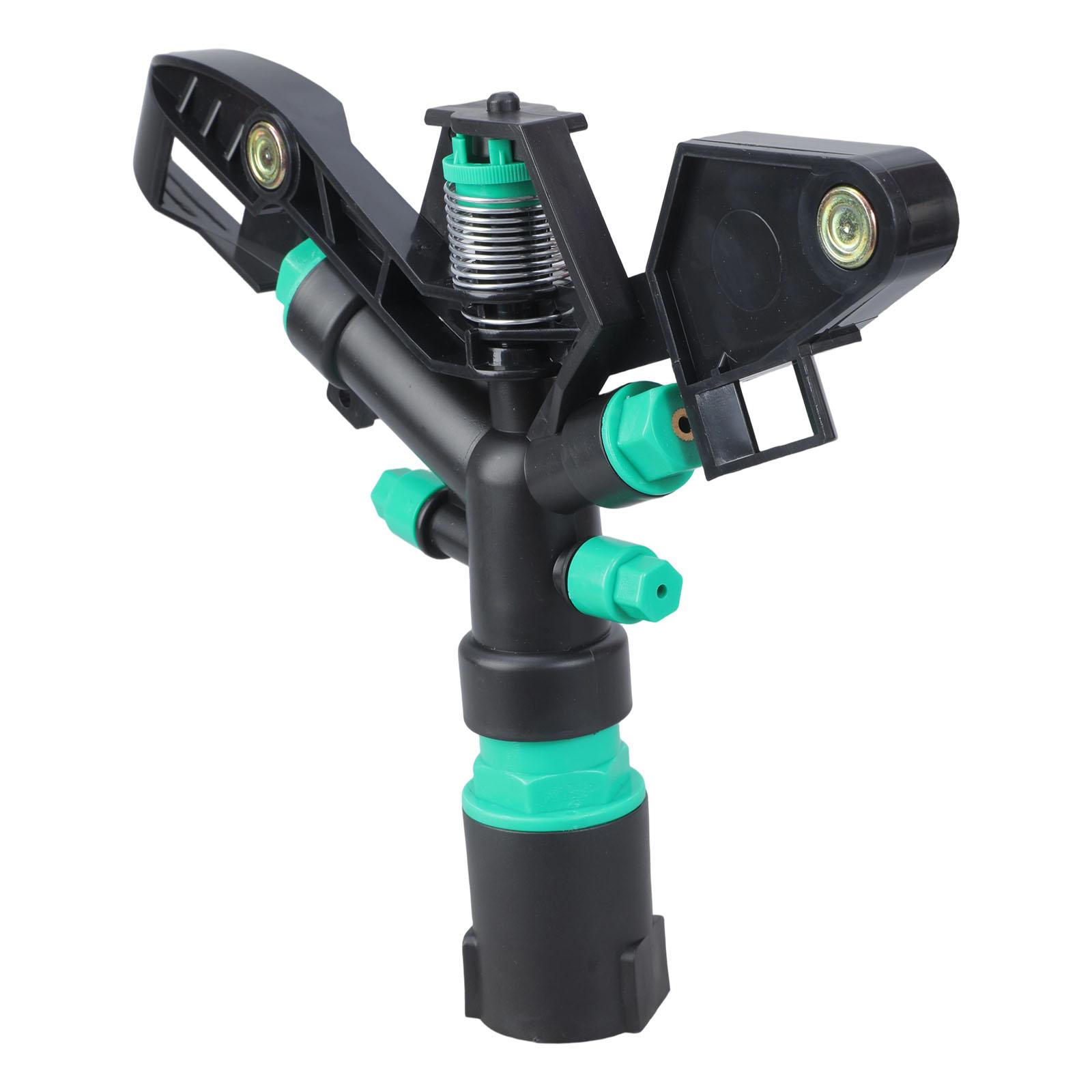 

Вращающаяся дождевальная головка с 4 форсунками, подходит для орошения больших садов и ферм, прочная, пластиковая, с дальностью полива 10 м