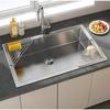 Stainless Steel Corner Sink Shelf Dish Drying Rack with Triangular Design Drainage for Sponges Soap Plates Cups Kitchen Counter